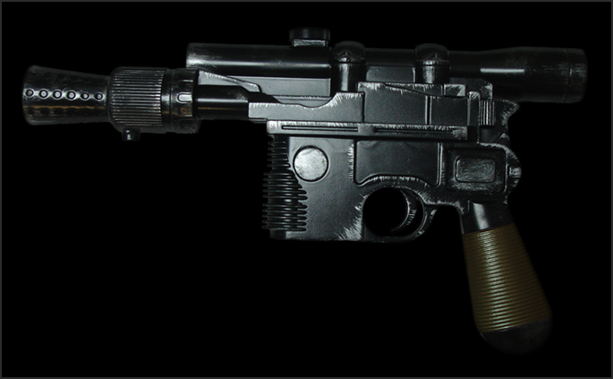 Star Wars Han Solo DL-44 Blasters available at www.Jedi-Robe.com - The Star Wars Shop